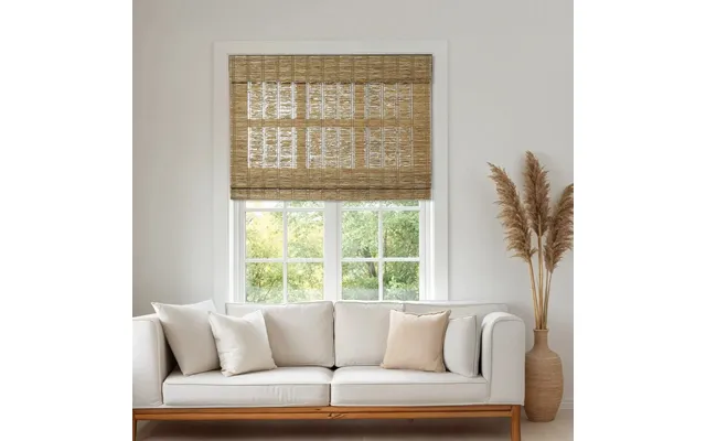 Rae Natural Ramie Jute Woven Wood Shades - Series M