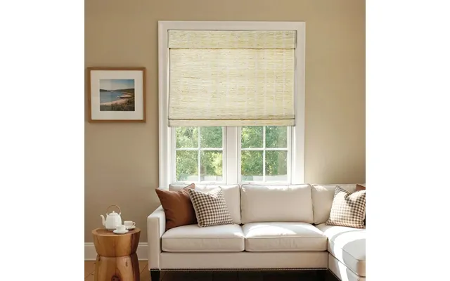 Rae Natural Ramie Jute Woven Wood Shades - Series M