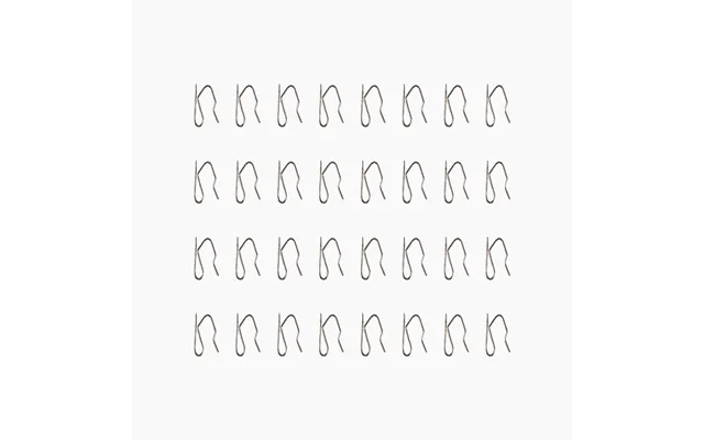 S-shaped Metal Pin Hooks Pack Of 32