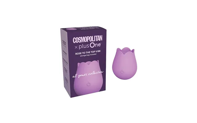 Plusone Cosmopolitan X Rose To The Top Vibe 10 Modes Clitoral Vibrator For Women