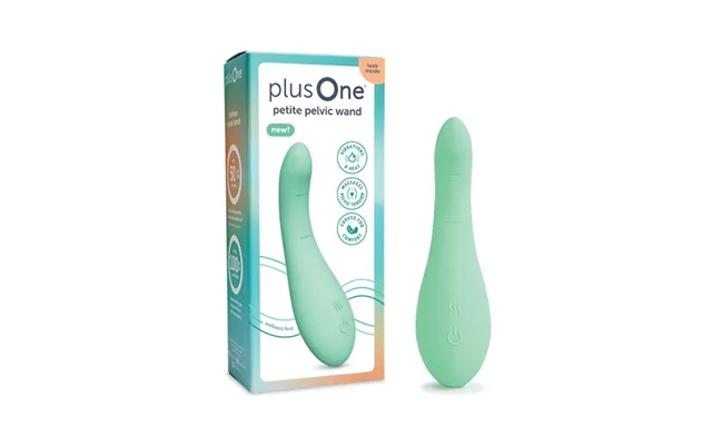 Plusone Petite Pelvic Wand G Curve Vibrator For Women Silicone Heat 10 Modes