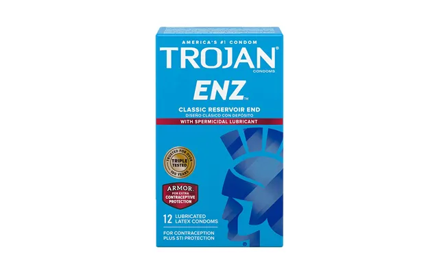 Trojan Condom Enz Spermicidal