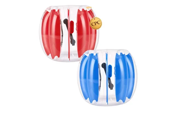 Vevor 2-pack Inflatable Bumper Balls 3ft Human Bubble For Kids Blue Red - For Backyard
