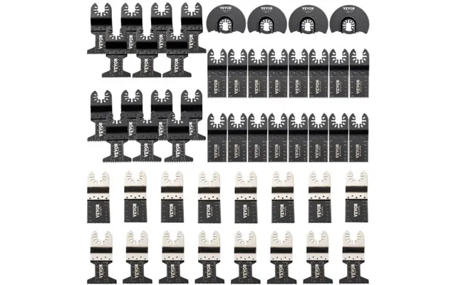 Vevor 50 Pcs Oscillating Saw Blades - Quick Release Multitool Blades Kit