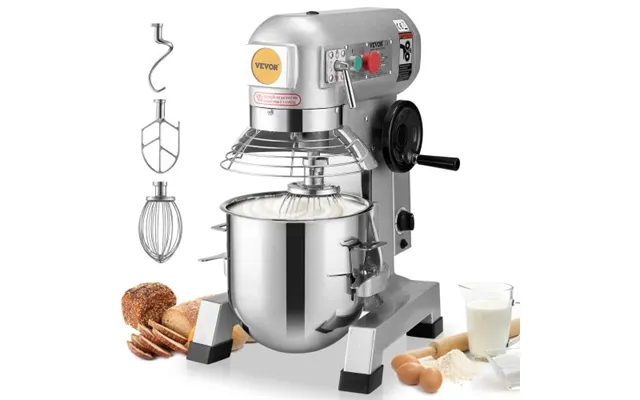 Vevor Commercial Food Mixer - 10qt Commercial Mixer With Timing Function