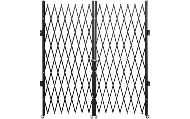 Vevor Double Folding Security Gate - 6-1 2' H X 12' W Folding Door Gate