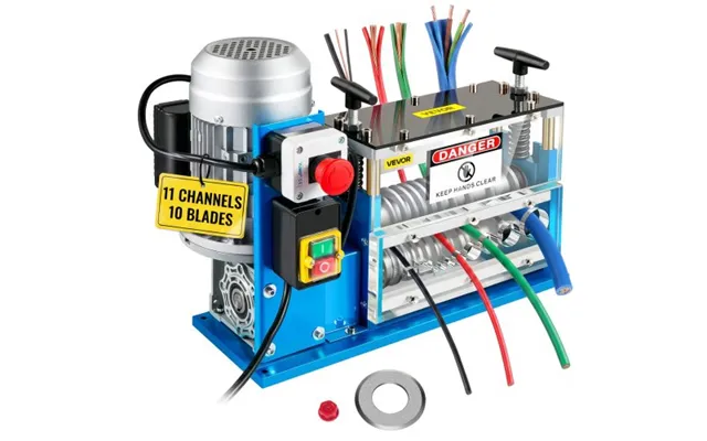 Vevor Electric Wire Stripping Machine - 370w 0.06 Inch -1.5 Inch Automatic Motorized Cable Stripper With 75 Ft Min Speed