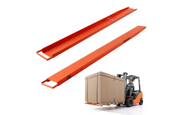 Vevor Forklift Extensions 96 X 6.5 In - Upgrade Retaining Loop & Bottom Lock