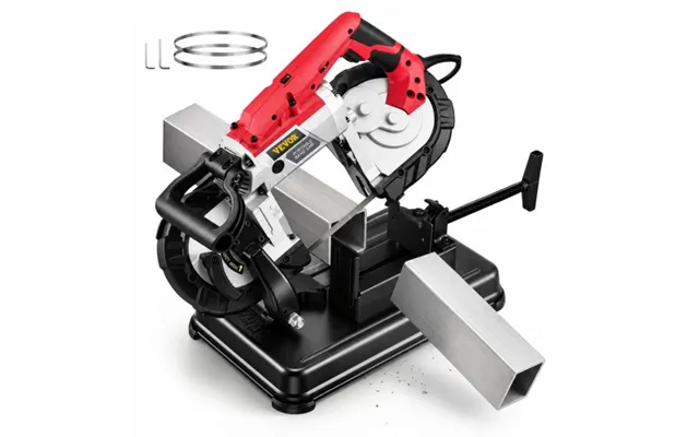 Vevor Portable Band Saw - 110v 10-amp Corded Tool With Removable Steel Base