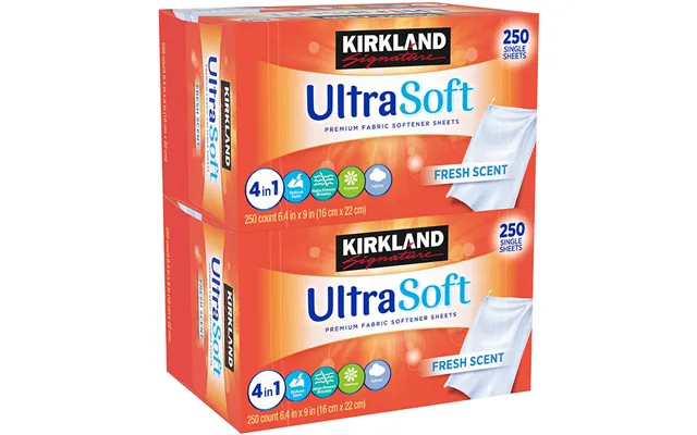 Kirkland Signature Fabric Softener Sheets - Fresh Scent