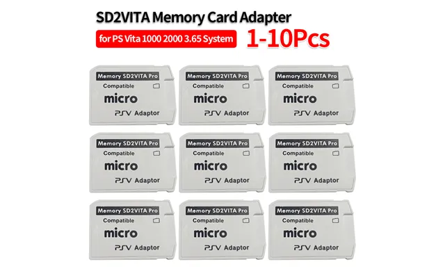 1-10pcs Sd2vita 6.0 Memory Card For Ps Card Adapter Converter 3