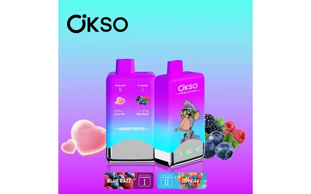 1-2 Stück 60000 60k 2in1 Twins Doppelgeschmack Vapes Bildschirmanzeige 9000 9k Cool Bar E-liquid Flasche 2% 3% Nikotinsa
