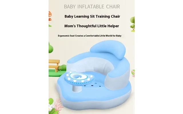 1 Inflatable Seat For Baby Boy And Baby Girl - Baby Inflatable Sofa