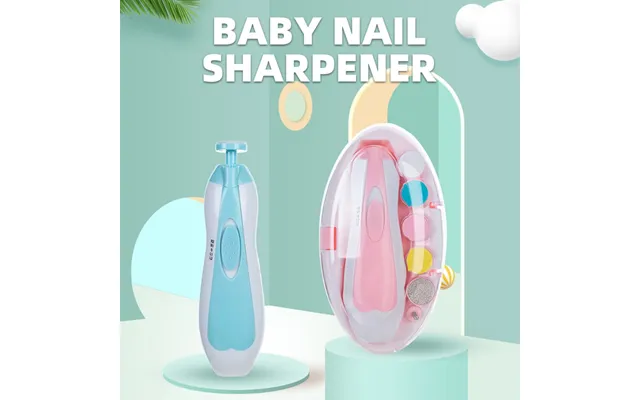 1 Pcs 6 Grinding Head Multi-functional Baby Electric Nail Sharpener Children's Nail Sharpener Anti-pinch Meat Gift For N