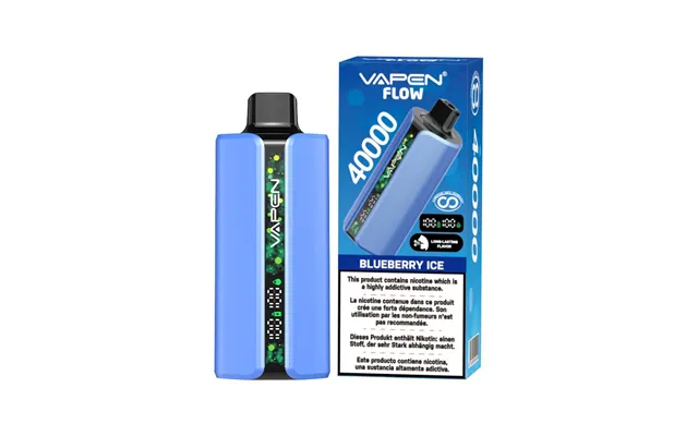 1 Stück Vapen Flow 40000 Puffs Einweg-vape-pen 40k Fruchtige Elektronische Zigaretten Mit Digitalanzeige - Langlebige 20