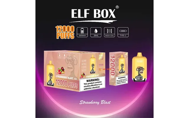 10 Stück Elf Box Digital 12k 12000 Puffs Einweg-e-zigaretten