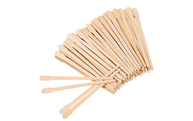 100pcs Disposable Wooden Waxing Stick Wax Bean Wiping Wax Tool Disposable Hair Removal Beauty Bar Body Beauty Tool