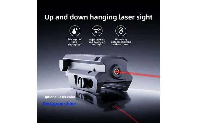 1043 Red Laser Sight G17 Up Down Left Right Mount Infrared Shockproof Waterproof Adjustable Rechargeable High Precision