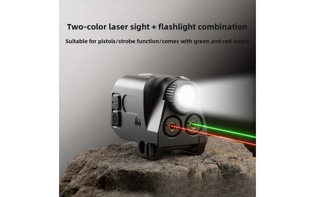 1077 Metal Dual-color Laser Sight Flash High Precision Lower Mount Glock G17 Infrared Flashlight
