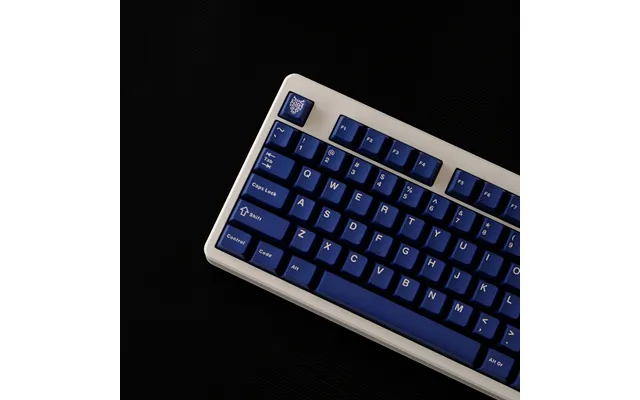114 Keys Dark Blue Double Shot Pbt Custom Keycaps Profile For Cherry Mx Switches Mechanical Keyboard