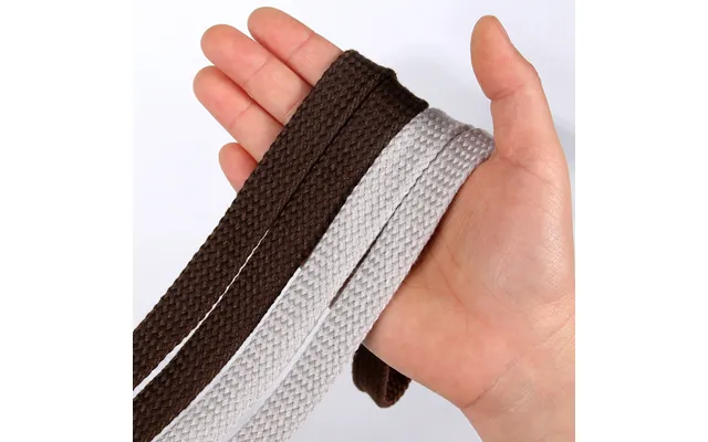 1.5cm Widened Shoelaces Black Gray Brown Single Layer Flat Hat Rope Sports Shoes Board Shoes Shoelaces Solid Color Casua