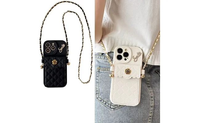 17 Diamond Small Style Camellia Card Holder Compatible With Iphone 15 Pro Max Fruit 13 Phone Case 16 Crossbody 14