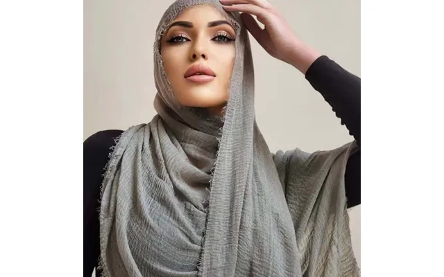 180 * 90cm Cotton And Monochrome Solid Color Bubble Blankle Scarf Shawl Headscarf Ins