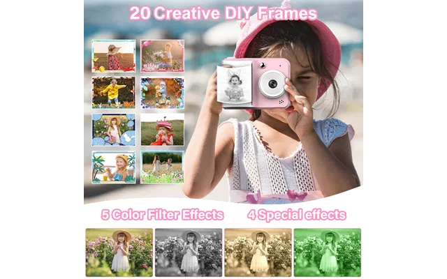 1set Polaroid Children's Camera Can Take Photos And Print High Pixel Girls' Toys - Birthday Gifts