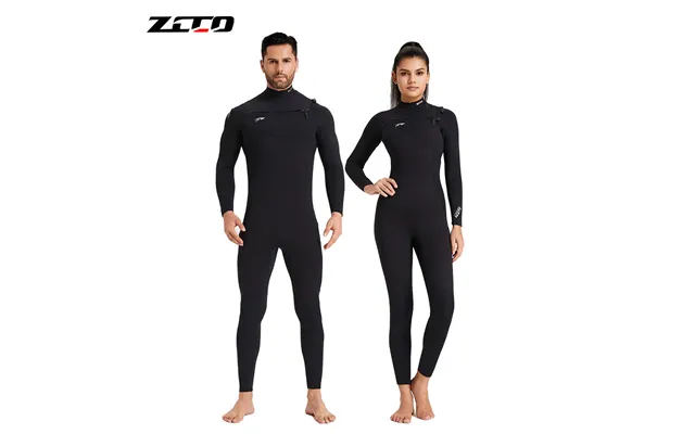 2 3mm Men's And Women's Cross-zip Long Sleeve Pants Adult Wetsuit Snorkeling Suit Wetsuit Surfing Suit