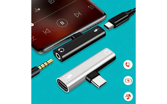 2-in-1 Dac Enhanced Sound Usb-c To 3.5mm Audio & Charging Adapter For Iphone 15 16, Xiaomi 14 13, Google Pixel, And More