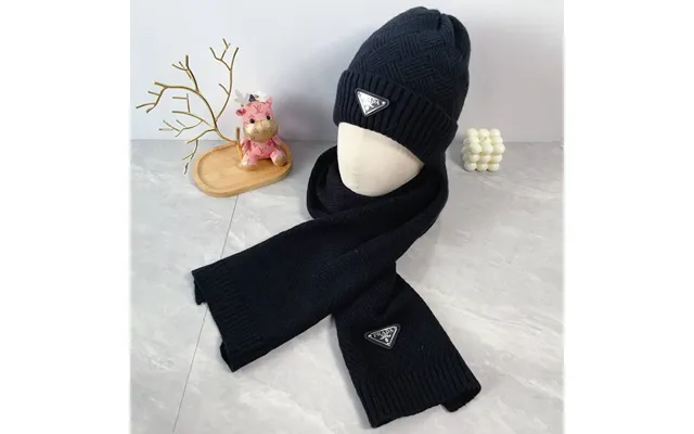 2-teiliges Wollmützenset Klassisches Mützenset Mütze Schal Für Wärme Und Stil Unisex-design Perfekt Für Paare