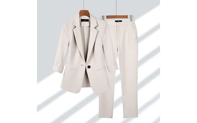 2023 Spring Summer New Elegant Suit Jacket Matching Set Women's Korean Chic Blazers Coat Pants 2 Piece Female