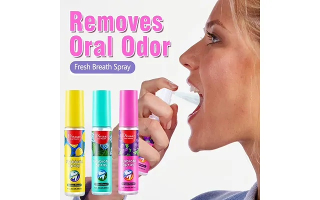 20ml Freshener Lemon Drift Mint Taste Artefact Female Portable Breath Cushion Mouth Cleansing Spray