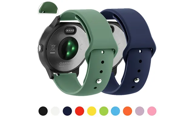 20mm 22mm Silicone Strap For Garmin Vivoactive 3 4 Band Watch Venu 2 Sq Forerunner 645 Wristband Bracelet Garmin Forerun