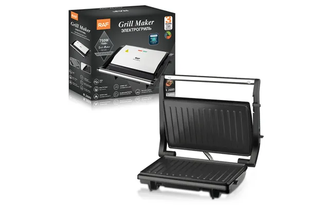 220v Steak Panini Grill - Breakfast Meat Sausage Burger Bread Toaster Sandwich Maker