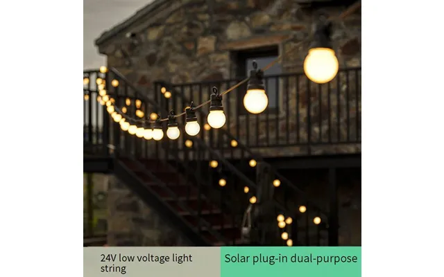 24v Low Voltage Led Waterproof Solar Remote Controlled Rgb Running Light G50 Bulb - White Transparent Color Shell Linkab