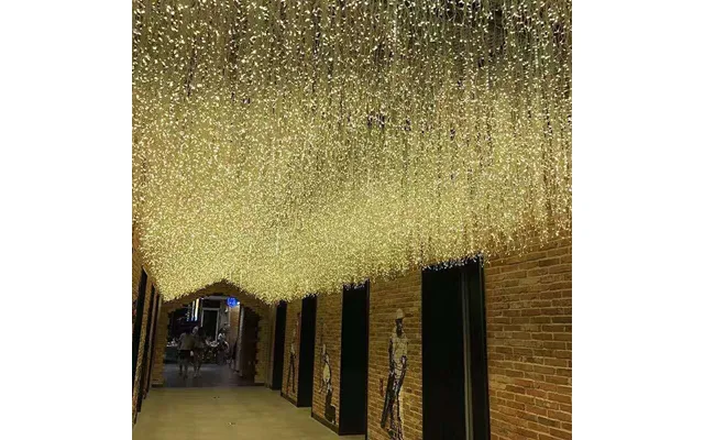 24v Solar Led Icicle String Lights Waterproof Outdoor Christmas Lights With Remote Control Warm White Cool White Blue Mu