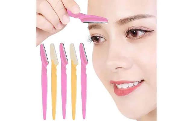 3 10pcs Eyebrow Razor Eyebrow Trimmer Women Face Razor Hair Remover Eye Brow Shaver Blades For Cosmetic Beauty Makeup To
