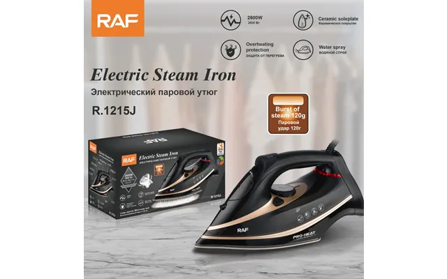 3000w Professional Steam Iron With New Ceramic Soleplate - Anti-drip