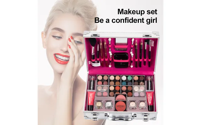 313 56-piece Cosmetic Portable Professional Cosmetics Set That Women Love Blush Gloss Eyeshadow Cream Highlighter
