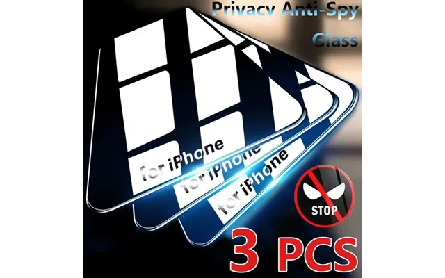 3pcs Privacy Anti-spy Tempered Case For Iphone 15 13 12 11 14 Pro Max Xr X Xs Mini 7 8 Plus Screen Protector Glass