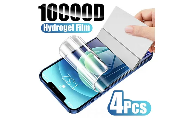 4pcs Full Cover Hydrogel Film Screen Protector For Iphone 14 13 12 11 Pro Max X Xr Xsmax 12mini 13mini 14plus Screen Pro