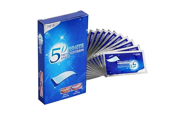 5d Teeth Whitening Strips 14 Pieces Professional Kit Neutral Ph & Sensitive Teeth Safe
