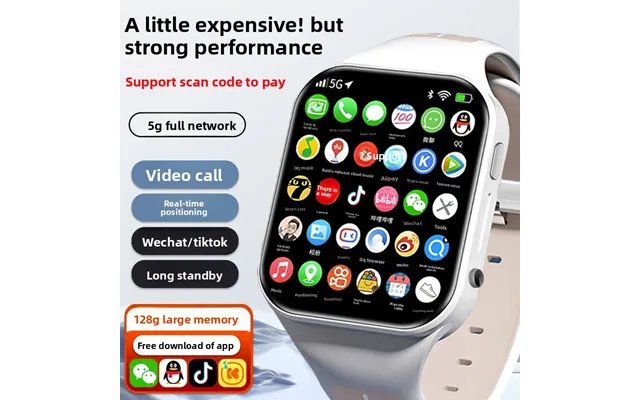 5g Phone Watch Full Network Compatible For Elementary School Students - Smart Waterproof Gps Positioning