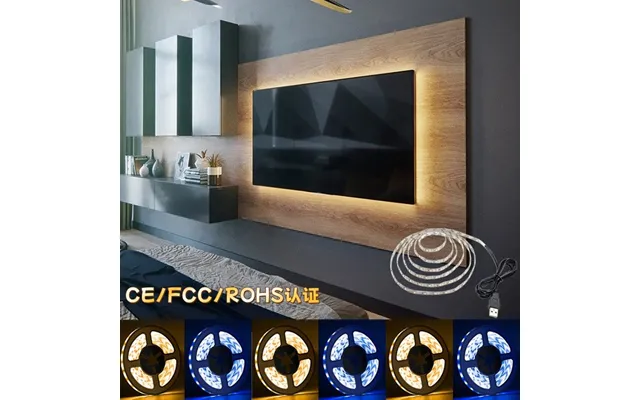 5v Low Voltage Led Strip Lights - 2835 Smd Single Color Diy Decorative Tape Light With Self-adhesive Backing