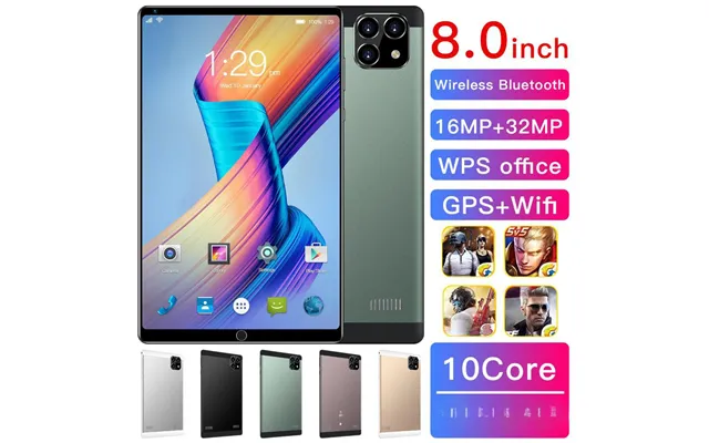 8 Inch Android Tablet For Gaming & Learning - 3g Calling 1gb Ram 16gb Storage