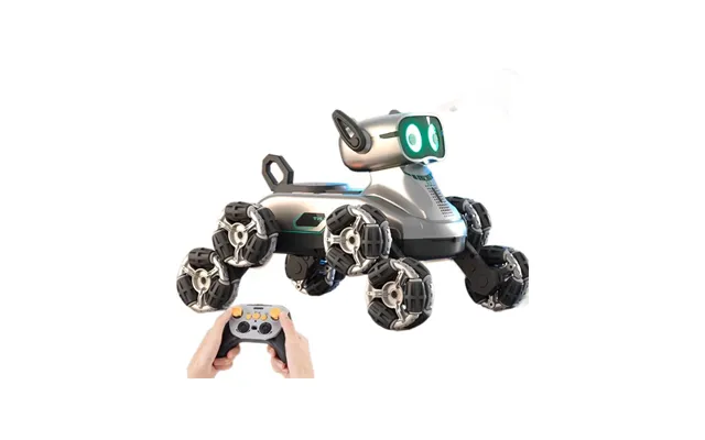 8-wheel Remote Control Robot Dog With Handheld Watch Dual Control - Touch & Sound Effects