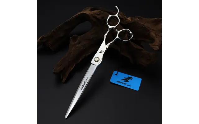 8.0inch Vg10 High-end Professional Straight Scissors Pet Grooming Bearing Screw With Bag