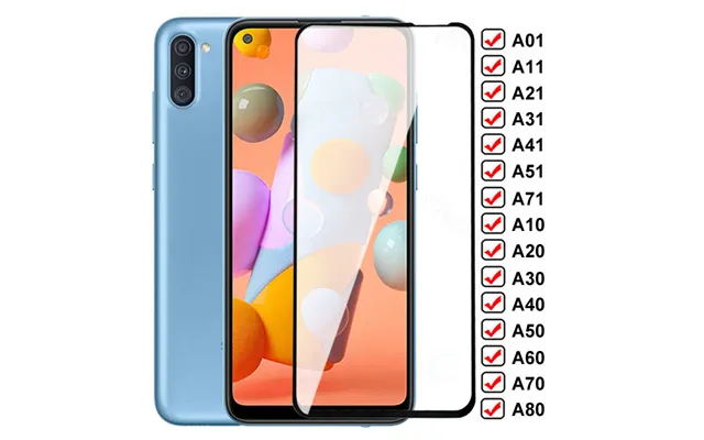 9d Tempered Glass For Samsung Galaxy A01 A11 A21 A31 A41 A51 A71 Screen Protector A10 A20 A30 A40 A50 A60 A70 A80 A90 Gl