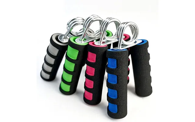 A Type Gripper Foam Handle Home Fitness Finger Wrist Strength Exercise Spring Steel Sponge Hand Gripper